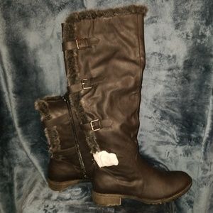 Justfab black Lenka boot